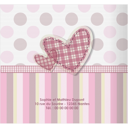 Coeur couture fille miniature 5